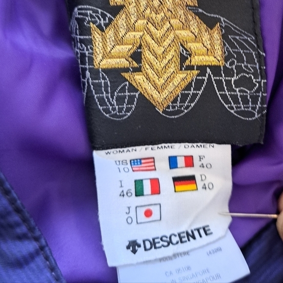 Vintage Descente snowboard jacket and pants men's ski snow set Swiss team - Picture 14 of 16